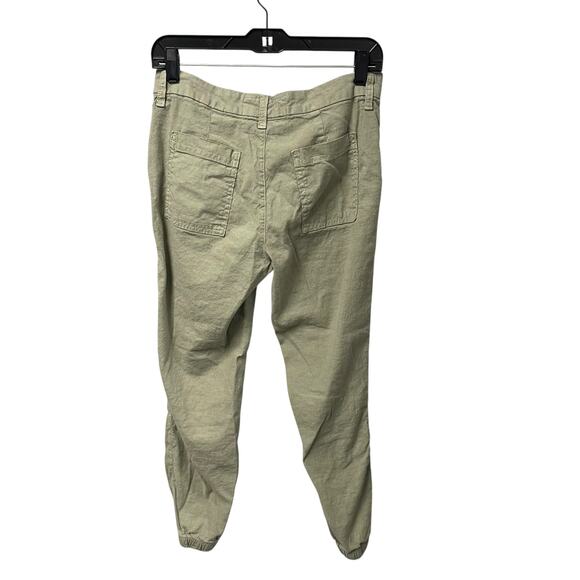 Frank & Eileen Jameson Utility Jogger Pant Light Green Cotton Blend Womens 6 - Picture 7 of 9